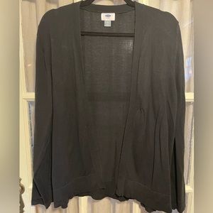 Old Navy Lightweight Black Cardigan
